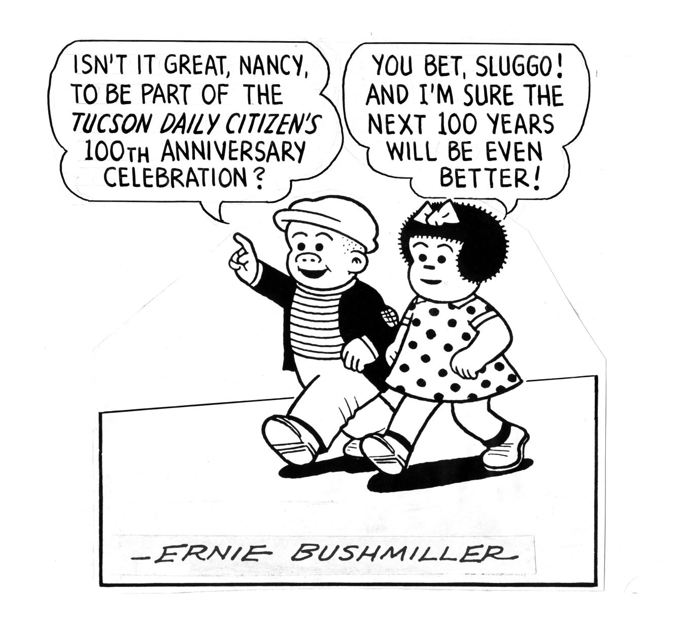 Tucson Citizen anniversary cartoons
